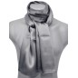 Echarpe en satin de soie grise Echarpe en satin de soie grise