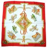 Carré en twill de soie cheval