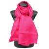 Etole en mousseline de soie rose fuschia