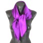 Carré en soie violet 80cm 16môme