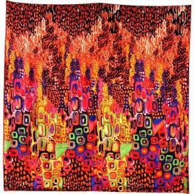 Foulard carré motif tableau abstrait