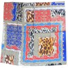 Carré satin de soie multicolore