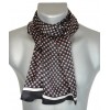 Foulard soie homme cubes noir