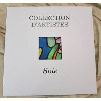 Echarpe en soie Tiffany "Water Lily"