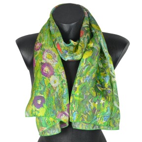 Echarpe en soie Klimt - Apple Tree