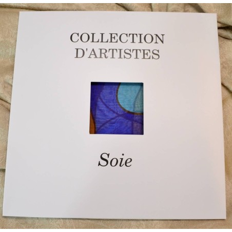 Echarpe en soie Mucha - Chocolat