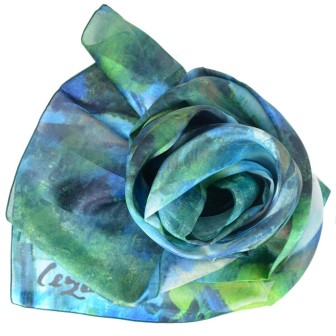 Echarpe en soie Cézanne - Le grand Pin