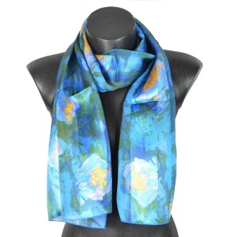 Echarpe en soie Monet - Nymphéas