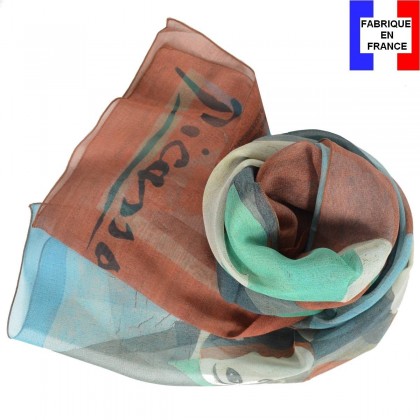 Echarpe en soie Picasso