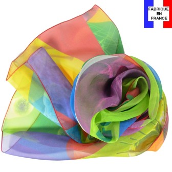 Echarpe en soie Orlan - Arlequin