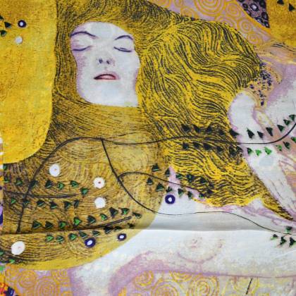 Echarpe en soie Water serpents Klimt