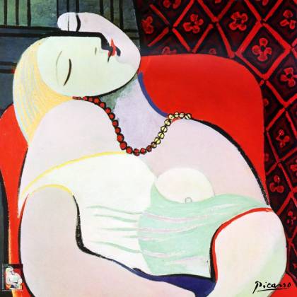 Carré de soie Picasso – Le Rêve, Marie-Thérèse