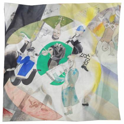 Carré en soie Chagall – Introduction au Théâtre Juif