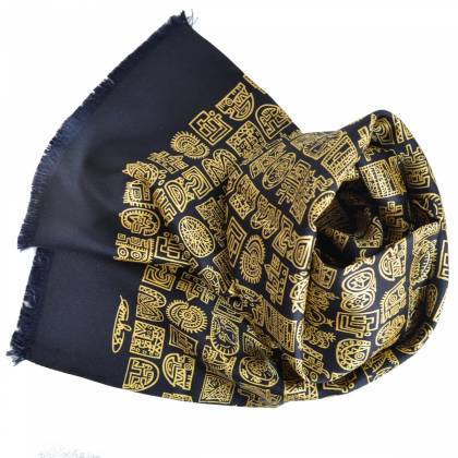 Echarpe homme en soie Combas