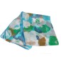 Foulard en soie Puzzle vert made in France Foulard en soie Puzzle vert made in France