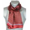 Foulard en soie liberty rouge