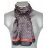 Foulard en soie liberty noir