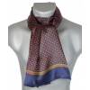 Foulard soie homme ronds - bleu et vert