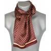 Foulard soie homme cubes marron
