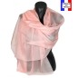 Etole soie cérémonie rose saumon made in France