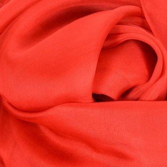 Etole soie cérémonie rouge made in France