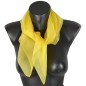 Carré en soie 65cm jaune made in France