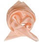 Petit carré en soie rose saumon - qualité sup