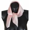 Petit carré en soie rose clair