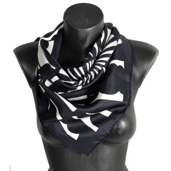 Carré de soie Ammonites