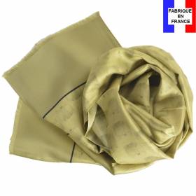 foulard écharpe en soie homme 928 fabriqué en France Made in