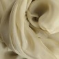 Etole soie cérémonie beige made in France