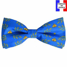 Noeud papillon Abeilles bleu