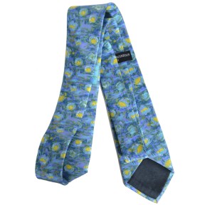 Cravate en soie Monet - Nymphéas
