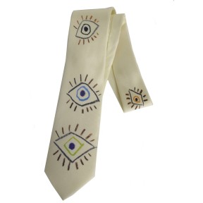 Cravate en soie Picasso - Oeil