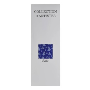 Cravate en soie Manet - Bateaux