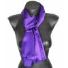 Echarpe en satin de soie violet