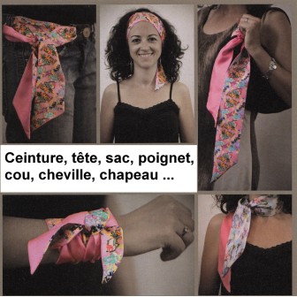 Bandeau twill Leleu - Fleurs made in France