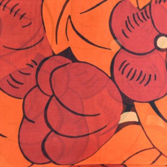 Echarpe en soie Dufy – Grosses Fleurs