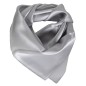 Petit carré en soie gris - qualité sup Petit carré en soie gris - qualité sup