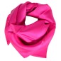 Petit carré en soie fuchsia - qualité sup