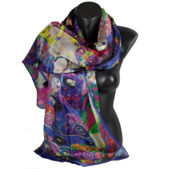 Etole en soie Les amies Klimt