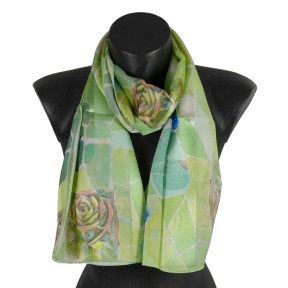 Echarpe en soie Gaudi - Roses