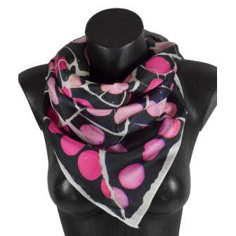 Carré de soie Gaudi – Pois