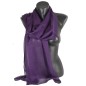 Etole en crêpe de soie violette