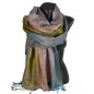 Pashmina en soie antique multicolore Pashmina en soie antique multicolore