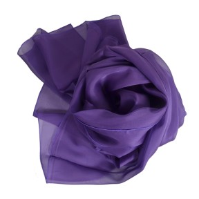 Etole soie cérémonie violette made in France