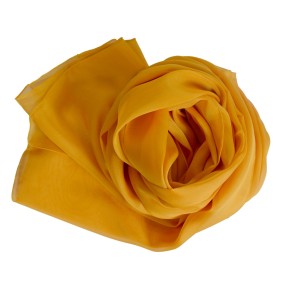 Etole soie cérémonie orange made in France