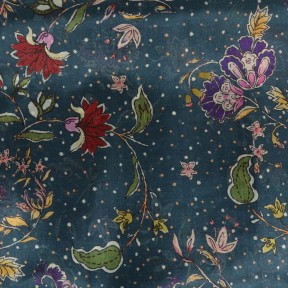 Etole en soie liberty pétrole