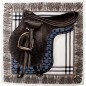 Foulard carré selle de cheval