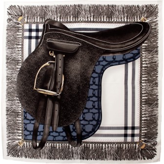 Foulard carré selle de cheval